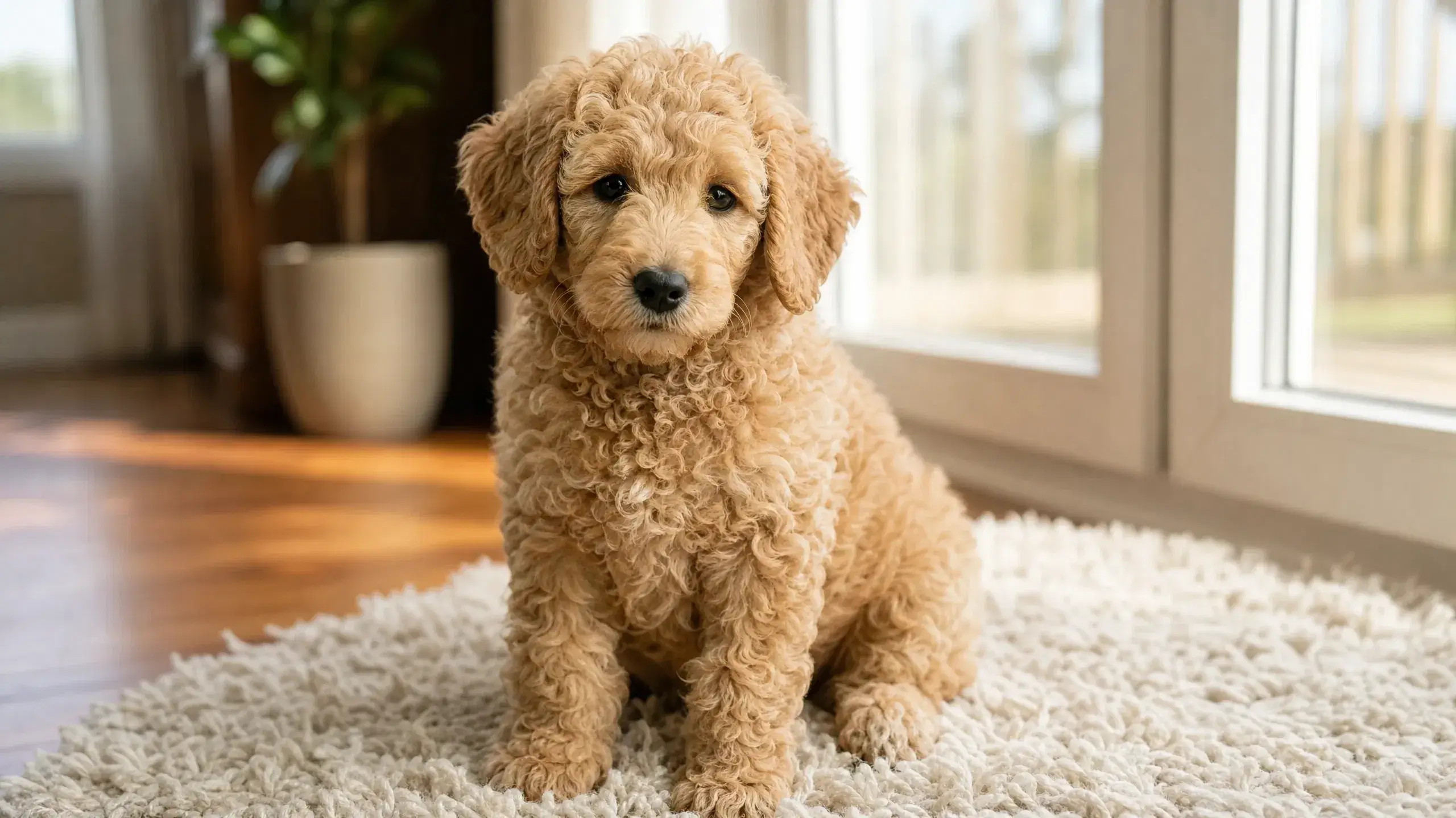 Curly Coat Puppy